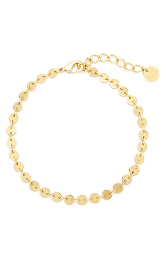 Brook and York Sequin Chain Bracelet in Gold at Nordstrom