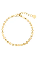 Brook and York Sequin Chain Bracelet in Gold at Nordstrom