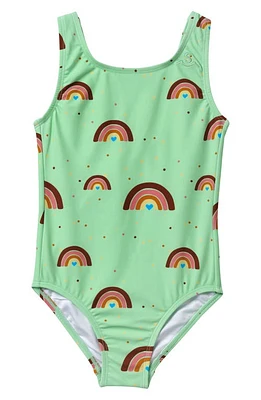 SEAESTA SURF Kids' Sea Arches One-Piece Swimsuit Honeydew at Nordstrom,