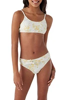 O'Neill Kids' Tatiana Floral Two-Piece Swimsuit Vanilla at Nordstrom,