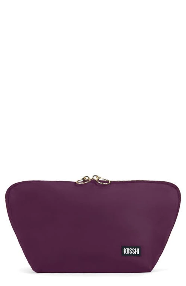 KUSSHI Signature Makeup Bag in Garnet/lilac at Nordstrom