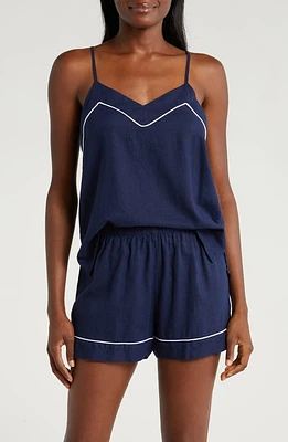 Nordstrom Vacation Linen Blend Short Pajamas at Nordstrom,