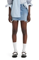 levi's Recrafted Icon Raw Hem Denim Skirt Novel Notion at Nordstrom,