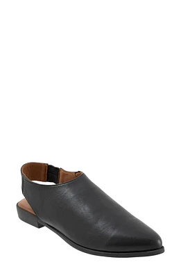 Bueno Brianna Pointed Toe Slingback Flat in Black at Nordstrom, Size 6.5-7Us