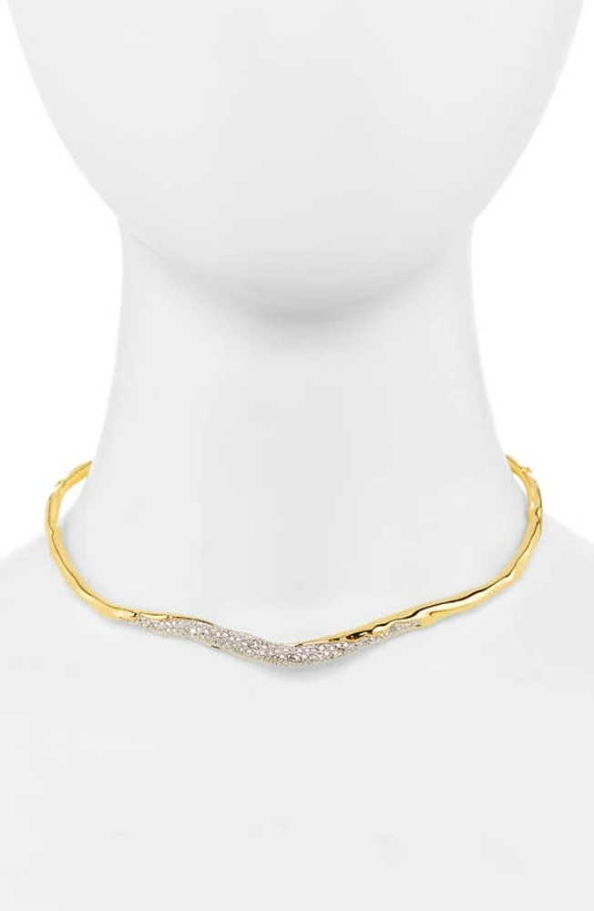 Alexis Bittar Solanales Skinny Crystal Pavé Collar Necklace in Crystals at Nordstrom