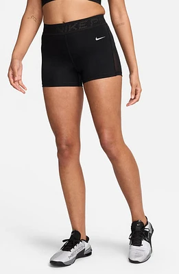 Nike Pro 3-Inch Mid Rise Mesh Panel Shorts at Nordstrom,