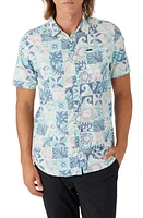 O'Neill Oasis Eco Modern Slim Fit Short Sleeve Button-Up Shirt at Nordstrom