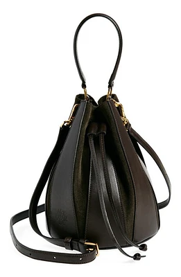 Altuzarra Small Drum Leather Bucket Bag in Tobacco at Nordstrom