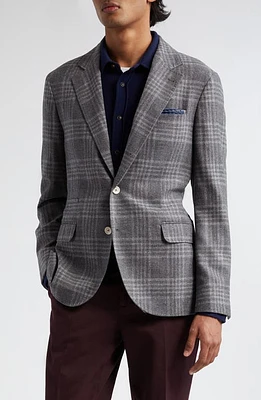 Brunello Cucinelli Tartan Deconstructed Wool Blend Blazer at Nordstrom, Us