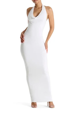 Naked Wardrobe Make 'Em Halter Maxi Dress at Nordstrom,