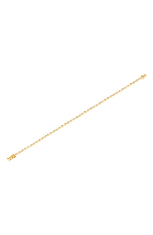 EF Collection Diamond Eternity Bracelet in 14K Yellow Gold at Nordstrom