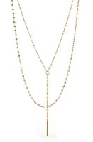 Nadri Florence Layered Y-Necklace in Gold at Nordstrom