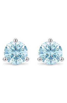 LIGHTBOX 2-Carat Lab Grown Diamond Solitaire Stud Earrings in White/14K White Gold at Nordstrom