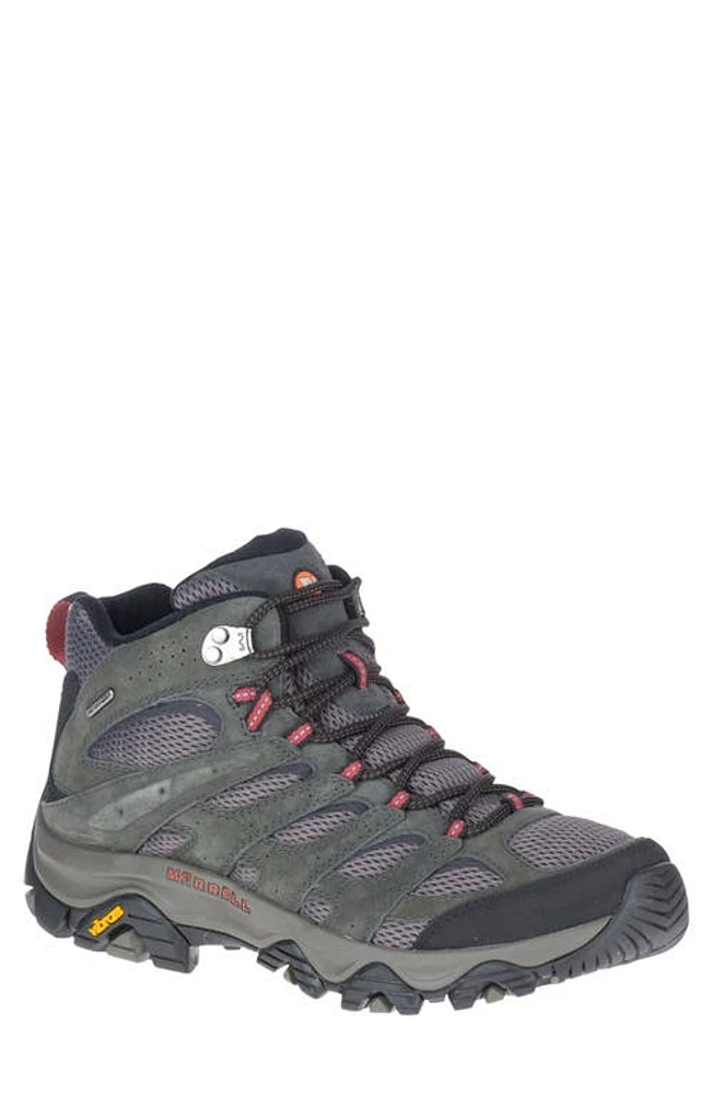 Merrell Moab 3 Mid Waterproof Hiking Shoe Beluga at Nordstrom,