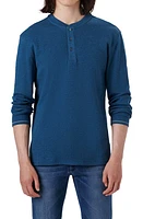 Bugatchi Regular Fit Long Sleeve Waffle Knit Henley at Nordstrom,