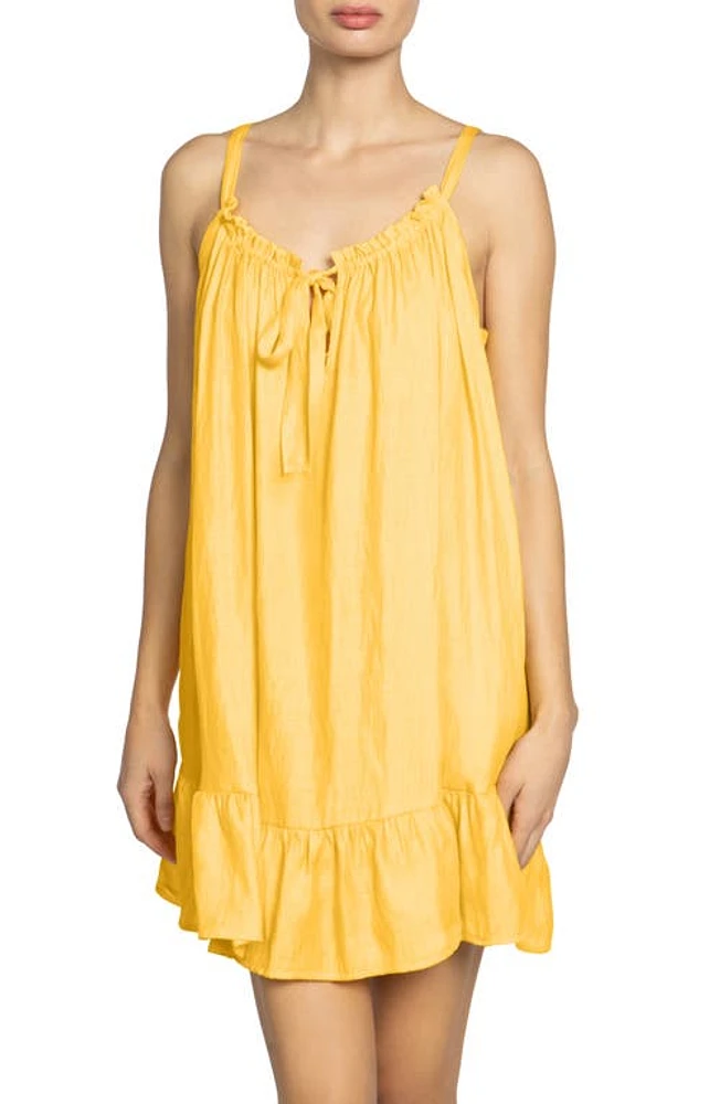 Robin Piccone Summer Sleeveless Cover-Up Dress Yolk at Nordstrom,