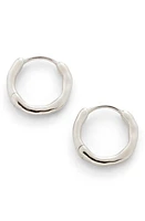 Monica Vinader Siren Muse Huggie Hoop Earrings in Ss at Nordstrom