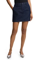 Theory Denim Miniskirt Indigo at Nordstrom,