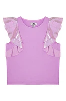 MIA New York Kids' Flutter Sleeve Top at