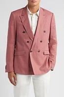 Tiger of Sweden Heldin Slim Fit Linen Sport Coat Rose Brown at Nordstrom, Us