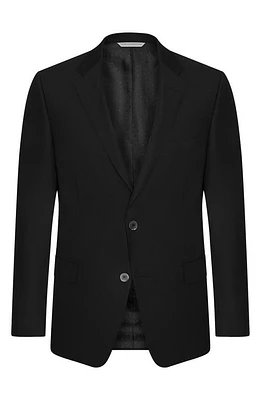 Samuelsohn Double Twist Wool Blazer Black at Nordstrom,