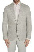 Jack Victor Hampton Half Lined Linen Blend Sport Coat Grey at Nordstrom,