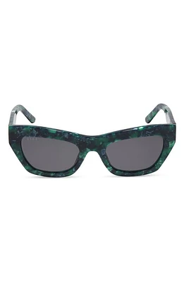 DIFF Katarina 51mm Cat Eye Sunglasses in Dark Ivy at Nordstrom