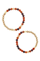 The Healer's Collection N33 After Dark/Intimacy Set of 2 Healer's Bracelets in Yellow Gold at Nordstrom