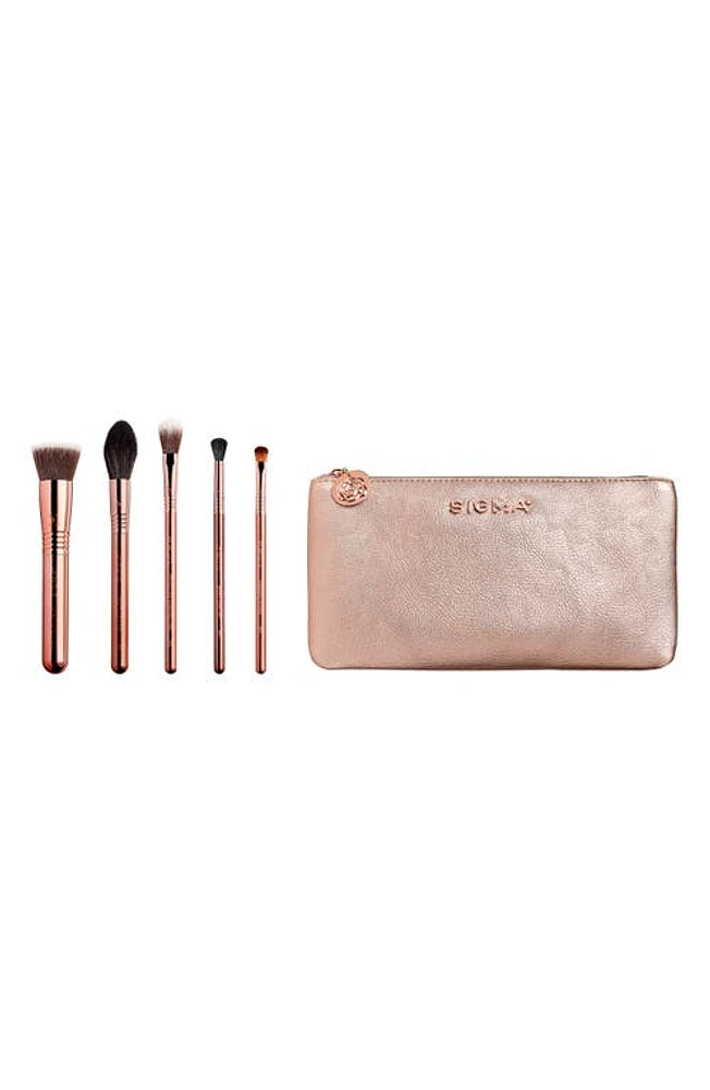 Sigma Beauty Iconic Brush Set in Rose Gold at Nordstrom