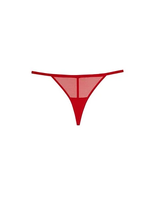 Adore Me Claussine G-String Panties Dark Red at Nordstrom,