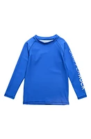 Snapper Rock Kids' Marine Blue Long Sleeve Rashguard at Nordstrom,