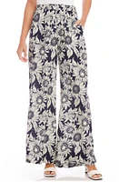 Karen Kane Floral High Waist Wide Leg Pants Print at Nordstrom