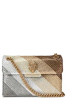 Kurt Geiger London Mini Kensington Embellished Convertible Crossbody Bag in Open Grey at Nordstrom