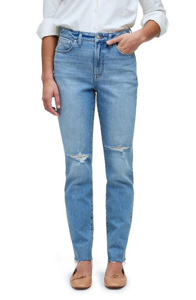 Madewell The Perfect Vintage Crop Jeans Liland Wash at Nordstrom,