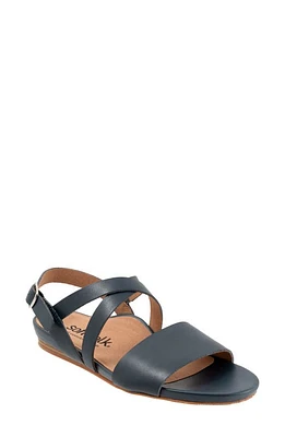 SoftWalk Cali Sandal Navy Nubuck at Nordstrom,