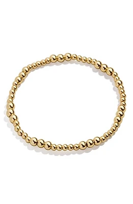 BaubleBar Milan Pisa Beaded Stretch Bracelet in Gold at Nordstrom