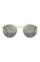 Ray-Ban New Round 53mm Gradient Polarized Phantos Sunglasses in Gold/Green at Nordstrom