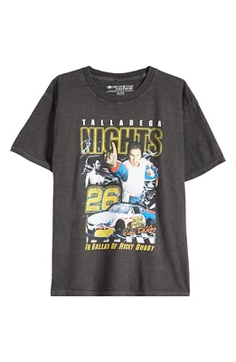 Philcos Kids' Talladega Nights Cotton Graphic T-Shirt Black Pigment at