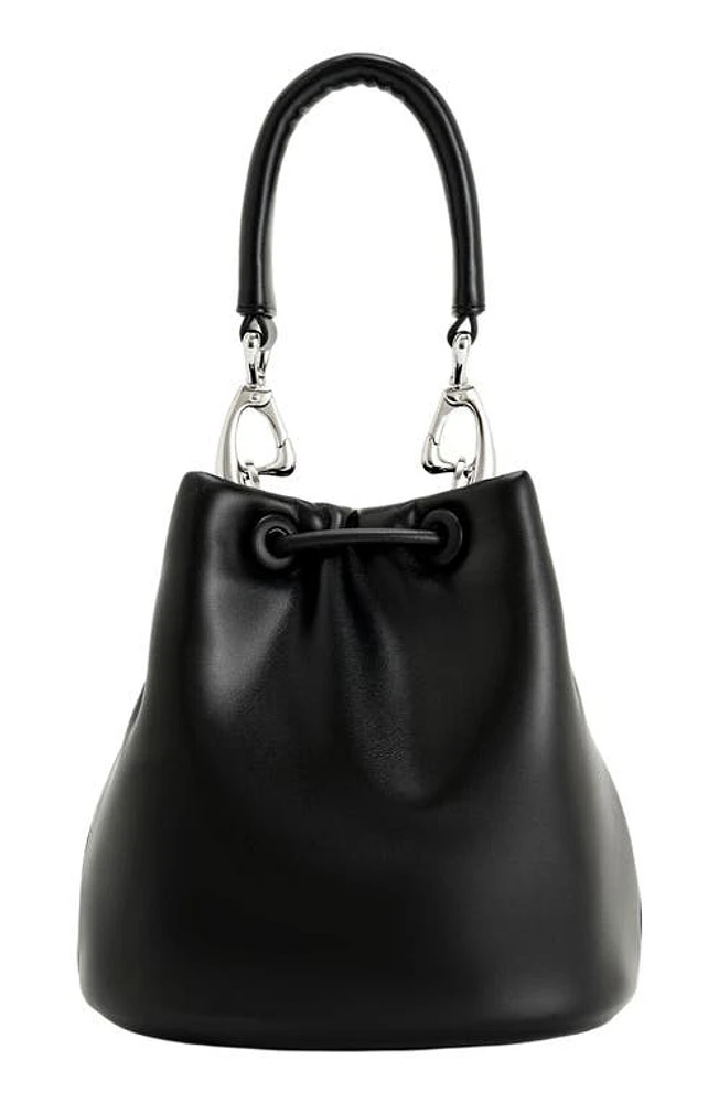 JW PEI Yulia Faux Leather Bucket Bag in Black at Nordstrom