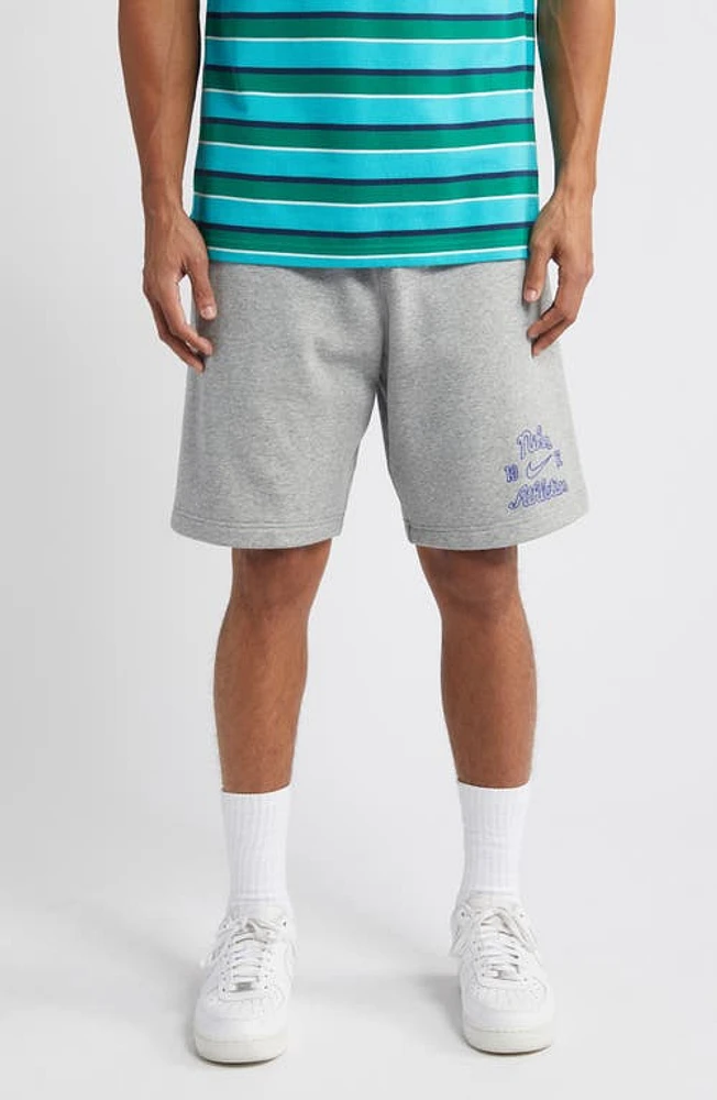 Nike Sportswear Club French Terry Varsity Shorts at Nordstrom,