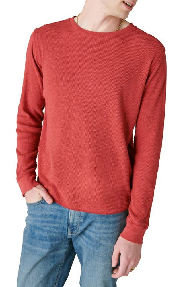 Lucky Brand Garment Dye Thermal T-Shirt at Nordstrom,