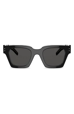 Dolce & Gabbana 48mm Square Sunglasses in Grey at Nordstrom