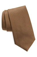 Canali Neat Silk Tie in Gold at Nordstrom