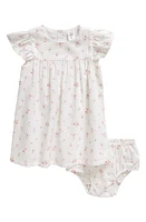 Nordstrom Flutter Sleeve Dress & Bloomers at Nordstrom,