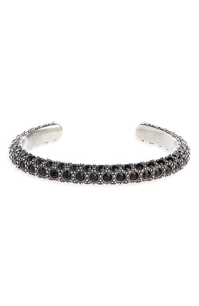 Isabel Marant Funky Ring Cuff Bracelet Black/Silver at Nordstrom,