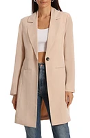 Avec Les Filles One-Button Longline Coat at Nordstrom,