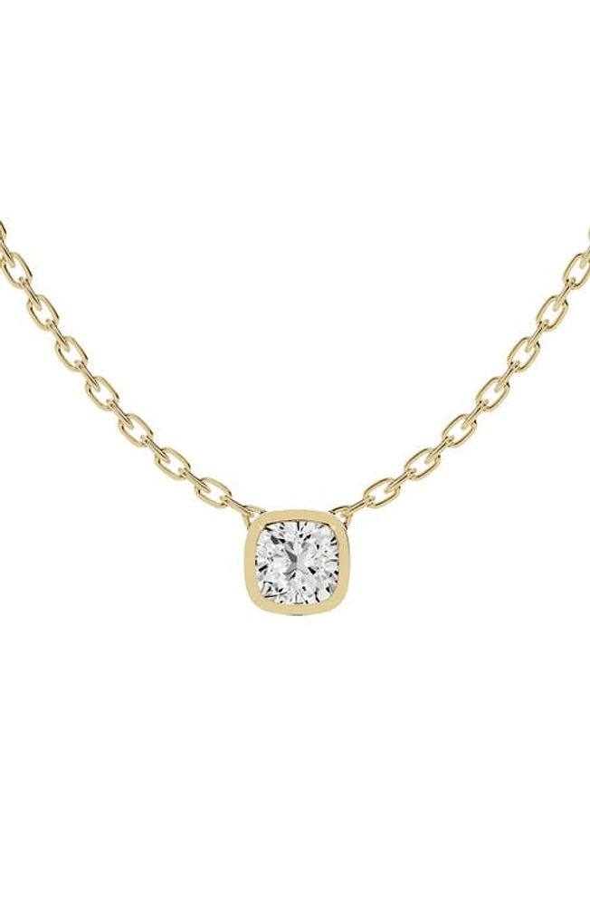 Jennifer Fisher 18K Gold Cushion Lab Created Diamond Pendant Necklace in D1.0Ct - 18K Yellow Gold at Nordstrom