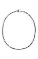 Good Art Hlywd Men's Sapphire Rosette AA Curb Chain Necklace in Sterling Sliver at Nordstrom