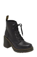 Dr. Martens Jesy Platform Combat Boot in Black Sendal at Nordstrom, Size 9Us