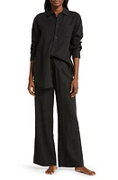 Desmond & Dempsey Long Sleeve Linen Pajamas at Nordstrom,